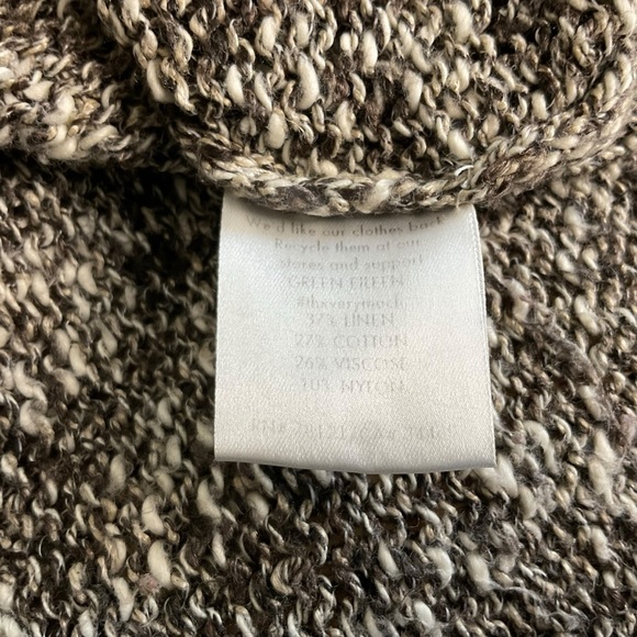 Eileen Fisher Black and Brown Knit Cardigan - Picture 5 of 5